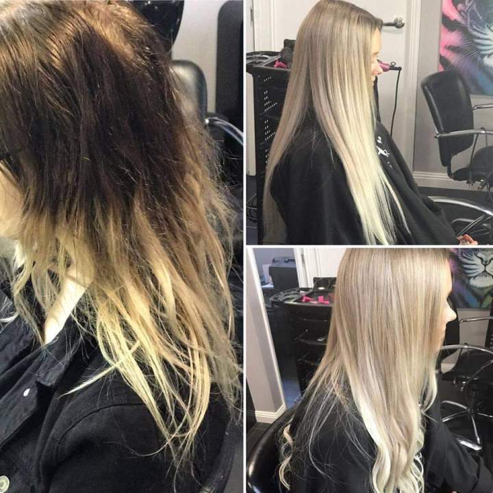 Tape, i-tip, weft, ladies top up